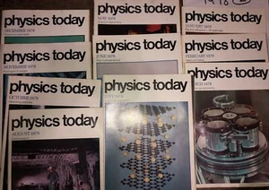 Physics Today 1978 Magazine 1978 31 10 Issues - Picture 1 of 8