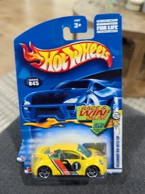 Tarjeta azul Hot Wheels 2002 #045 Volkswagen nueva taza escarabajo sellada de fábrica Foto 1 de 4