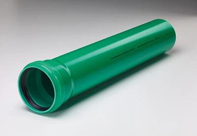 Aduxa KG2000 Kanalrohr DN100x500mm SN10 PP grün m.Steckmuffe - Bild 1 von 2