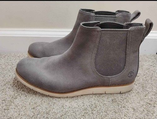 Timberland Sensorflex stivali slip on grigio scamosciato donna taglia 9 5
