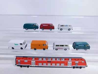 7X VW Transporter H0 1:87 Thermoplast+300 302 Gas/Wero Ecc TOP #CR46-0,5 - Immagine 1 di 3