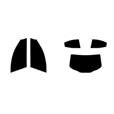 Per Maserati Ghibli 2014 +Completo Pre Taglio Finestrino Colore Kit Ant. & Tinta - Image 1 of 4