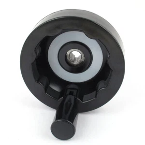 Maschine Fräser Drehbank 12mm x 100mm Innere Welle Handrad mit Griff - Bild 1 von 2