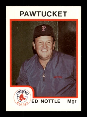 1987 ProCards # 72 Ed Nottle Card (ML2) Pawtucket Red Sox - Image 1 of 2