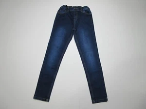 Denim Co. High Rise Single Button Girls Jeans Skinny Leg Size 9-10 Blue - Picture 1 of 6