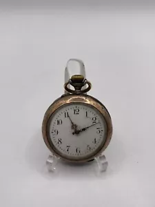 Raro orologio da tasca donna Dürrstein carica manuale in argento 0,800, cassa Eterna - Foto 1 di 8
