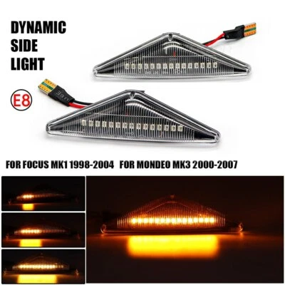 Luz de señalización lateral LED secuencial para Ford Focus MK I 1998-2004 Mondeo MK3 00-06 Foto 1 de 4
