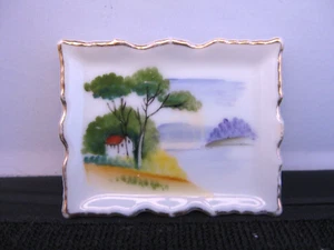 Vintage Miniature Hand Painted Decorative Plate - Picture 1 of 4