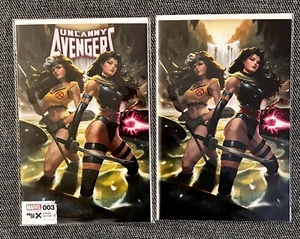 Uncanny Avengers #3 Ejikure Variant SET Trade & Virgin Psylocke Rogue HIGH GRADE - Picture 1 of 3
