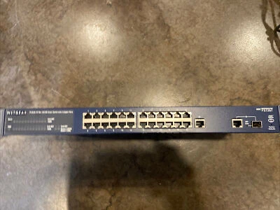 Netgear Prosafe FS726T Rack 24 Port 10/100 w/2 x Gigabit Ports - Image 1 of 2