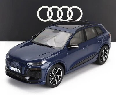 Spark AUDI Q6 E-TRON 2023 ASCARI BLUE Dealer Edition in 1/18 Scale New Release! - Image 1 of 3