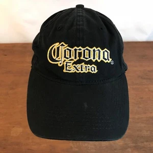 Corona Extra Hat Cap Black Cotton Strapback Baseball One Size - Picture 1 of 9