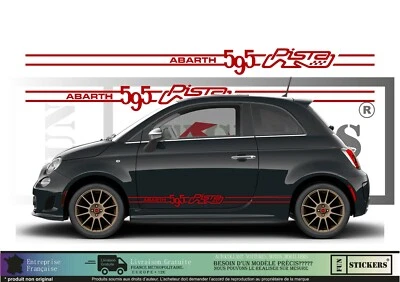 595 fiat 500 abarth competizione PISTA KIT adhésif vinyle Autocollant Graphic