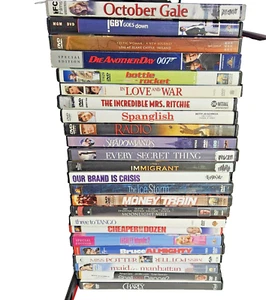Lot 24 of Misc. DVD's Action Drama Comedy All Pre Owned - Picture 1 of 4