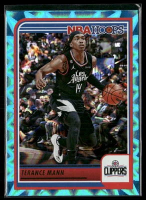 Terance Mann 2023-24 Hoops #130 Teal Explosion - Image 1 of 2