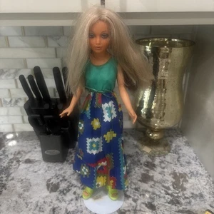 Ideal Tiffany Taylor 19" 1973 Doll Blonde & Black Hair Stand Shoes Mego Fashion! - Picture 1 of 8