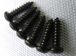100pcs Phillips Guitar Tuners Machine Head Screws Black - Picture 1 of 2