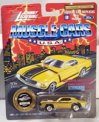 Johnny Lightning Muscle Cars EE. UU. 1995 R9 Gold Rush 1969 Mercury Eliminator Foto 1 de 2