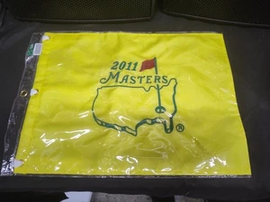 2011 MASTERS FLAG Golf FLAG Authentic Augusta National Brand New - Picture 1 of 6