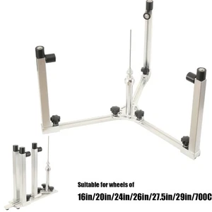 Bicycle Wheels Weaving Stand Repair Shelf for Bike Wheel Trimming Repairing NEW - Picture 1 of 12