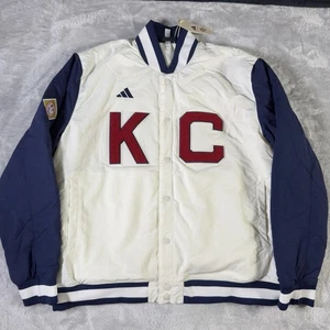 Giacca Adidas Kansas City Monarchs Negro League Varsity $200 da uomo taglia XL IW5020 - Foto 1 di 3