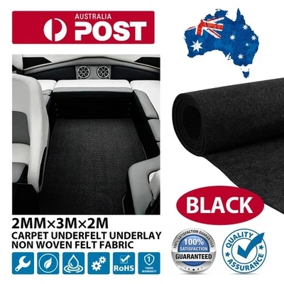 Car Carpet Underfelt Caravan Flooring Roof Trunk Liner Re-Upholstery 3M*2M - image 1 of 4