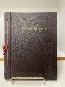 Leaves of Gold Anthology of Prayers Inspirational Phrases Verse Prose 1963 DD-6 - Picture 1 of 12