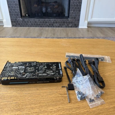 EVGA GeForce GTX 970 4GB RAM 04G-P4-2974-KR Gaming Graphics Card Used - Image 1 of 4