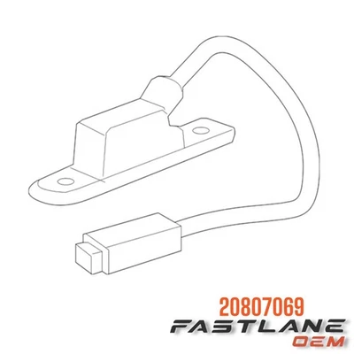 Chevrolet Malibu/Saturno Aura 2007-2012 lámpara de matrícula trasera nueva OEM 20807069 Foto 1 de 4