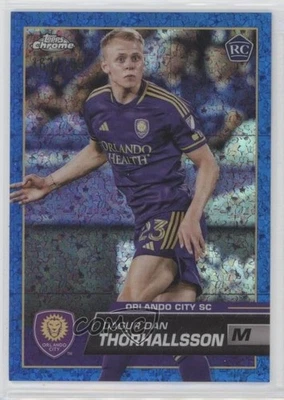 2023 Chrome MLS Blue Mini-Diamond Refractor Dagur Dan Thorhallsson #3 Rookie RC - Image 1 of 2
