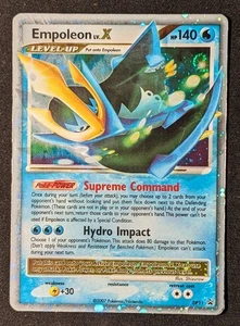 Empoleon LV.X - DP11 - Pokemon Diamond & Pearl Promo Ultra Rare Card - DMG - Picture 1 of 4