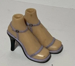 MGA BRATZ bambola Chloe viola malva tacco vestito estate moda sandali scarpe *indossato - Foto 1 di 3