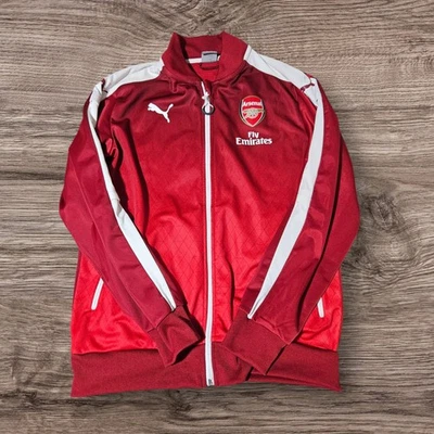 PUMA TTRCK подлинный арсенал винтажная куртка на молнии мужской M сделано в Турции трек - Изображение 1 из 4