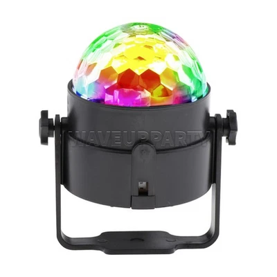PAIDUN Mini RGB Magic Disco Fiesta Bola Luz Cabeza Móvil Decoración Lámpara DJ Club Foto 1 de 4