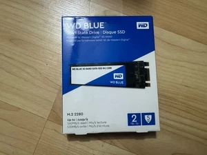 Western Digital WD Blue 2TB M.2 2280 6Gb/s Internal SSD (WDS200T2B0B) NEW In Box - Afbeelding 1 van 6