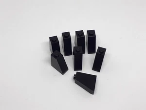 8 x Lego® Dachstein Slope 2x1x3  4460 schwarz Schrägstein - Picture 1 of 2