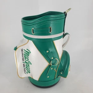 MacGregor Golf Bag 20" Leather Trash Garbage Can Heavy Duty Clubhouse Man Cave - Picture 1 of 8