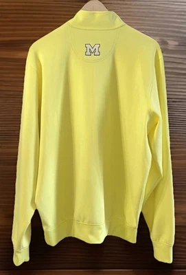 Mens F&G Tech Fairway & Greene University Of Michigan 1/4 Zip Pullover Large ⛳️ - Image 1 of 4