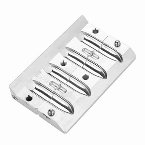 Molde de lápiz labial hágalo usted mismo 4 cavidades aleación de aluminio bálsamo labial herramienta para hacer HOVA - Imagen 1 de 24