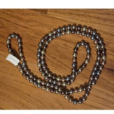 Collar Largo Charter Club Tono Dorado Imitación Perla Graduado Único Hilo Foto 1 de 4