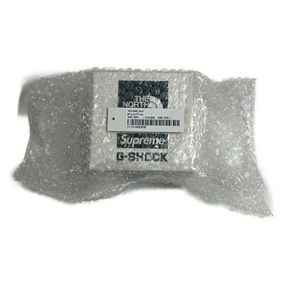 Supreme × North Face G-Shock Watch Black Men's 22AW Used No Customs Fees US - Image 1 of 4