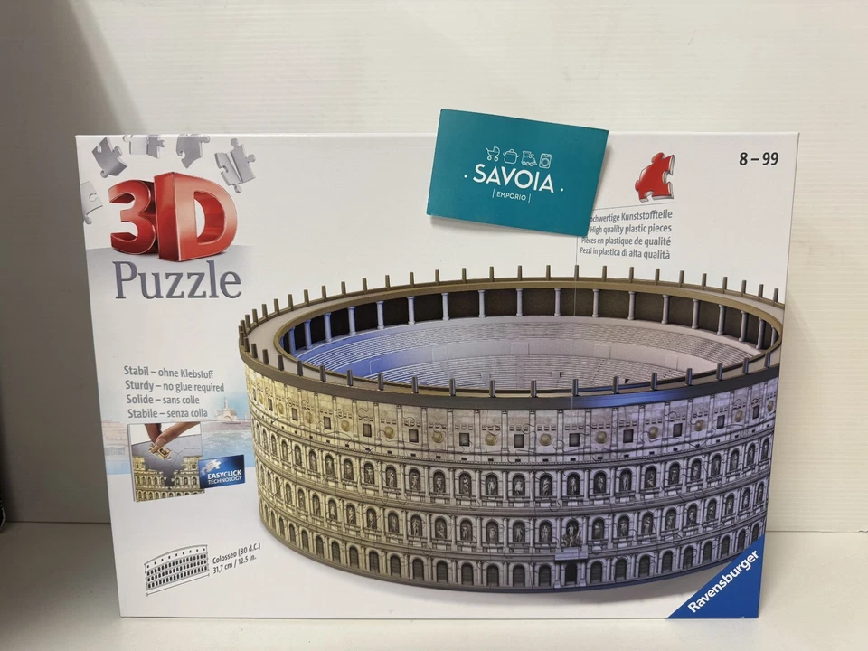 RAVENSBURGER - PUZZLE 3D - COLOSSEO - 260 Pezzi - NUOVO - SIGILLATO - Immagine 1 di 4