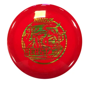 NEW DISC GOLF INNOVA STAR BEAST DISTANCE DRIVER 171g RED W/ HOLO FOIL - Picture 1 of 1