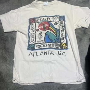 Vintage 90s Atlanta 1992 Olympics Centennial Olympic Games Tee, - Bild 1 von 4