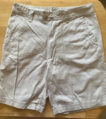 Men's St. John's Bay Classic Khaki Shorts Size 34, Inseam 10 Inch - Image 1 of 3