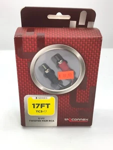 Metra TRUCONNEX TC3-17 17' Twisted Pair RCA 3 Series - Picture 1 of 8