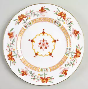 Royal Worcester Chamberlain Orange Salad Plate 634882 - Picture 1 of 1