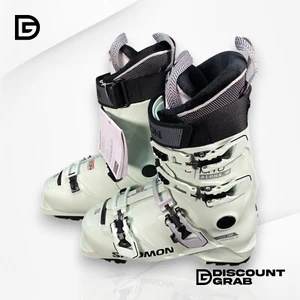 2023 Salomon QST Access 60 W Ski Boots White/Anthracite Transluce Size 23/23.5 - Picture 1 of 7