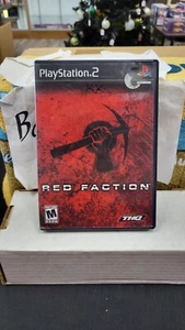 CIB RED FACTION SONY PLAYSTATION 2 PS2 VIDEO GAME COMPLETE IN BOX - Picture 1 of 5