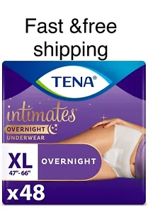 Tena Incontinencia Mujer Ropa Interior Noche para Cuidado Sensible XL 48 Ct - Imagen 1 de 11